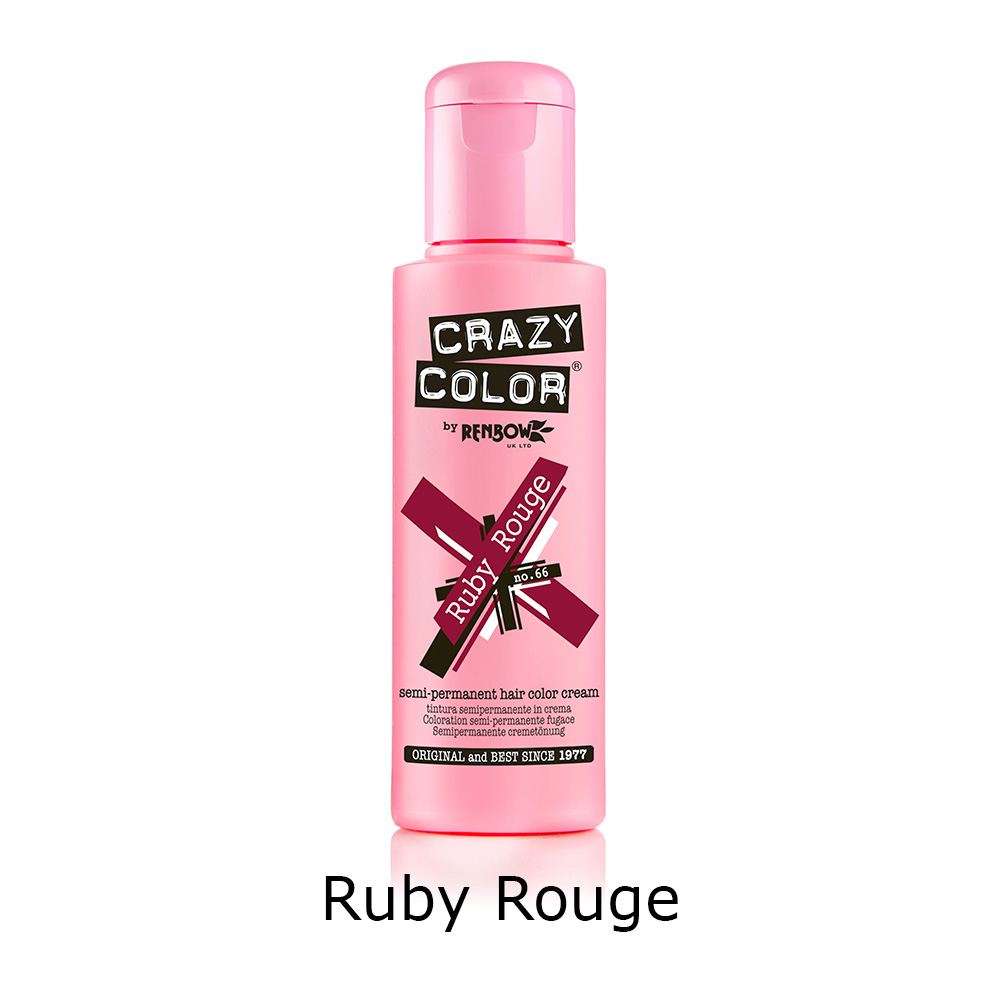 Crazy Color - Ruby Rouge Coloration semi permanente - Rouge/Bordeaux rouge